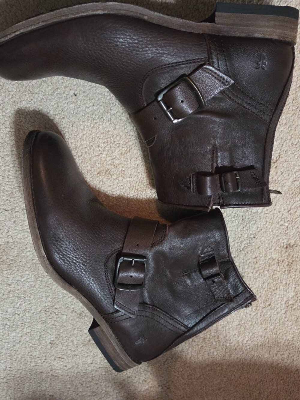 Frye leather boot, short.